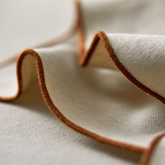 Södahl Organic Tafelkleed 140 x 250 cm - Crème/Amber