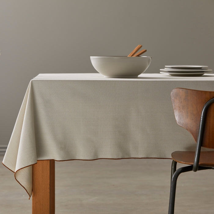 Södahl Organic Tafelkleed 140 x 250 cm - Crème/Amber