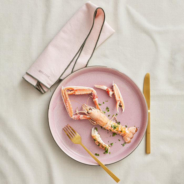 Södahl Organic Tafelkleed 140 x 250 cm - Crème/Amber