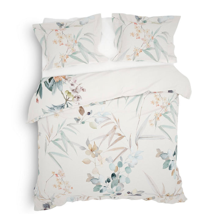 Heckett Lane Dekbedovertrek Katoen Satijn Antoni - urban blue