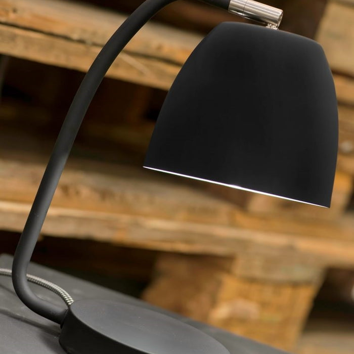 It's about Romi Newport Tafellamp 28 cm - Zwart