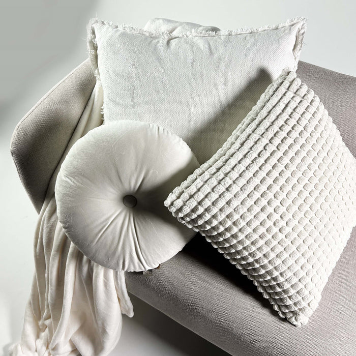 Dutch Decor sierkussen Rome - 45x45 cm Snow White