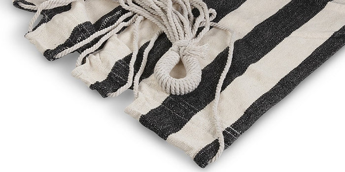 909 Outdoor Katoen Hangmat | Zwart en Wit