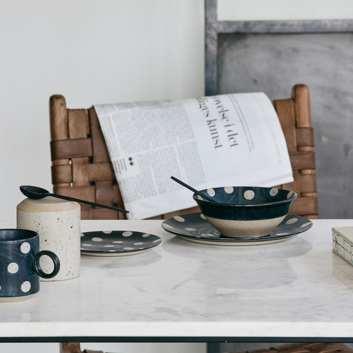 Nordal Grainy Dot Mok - 0.3 L - Donkerblauw