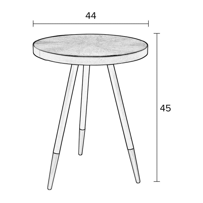 by fonQ Hendrix Bijzettafel - Ø 44 cm