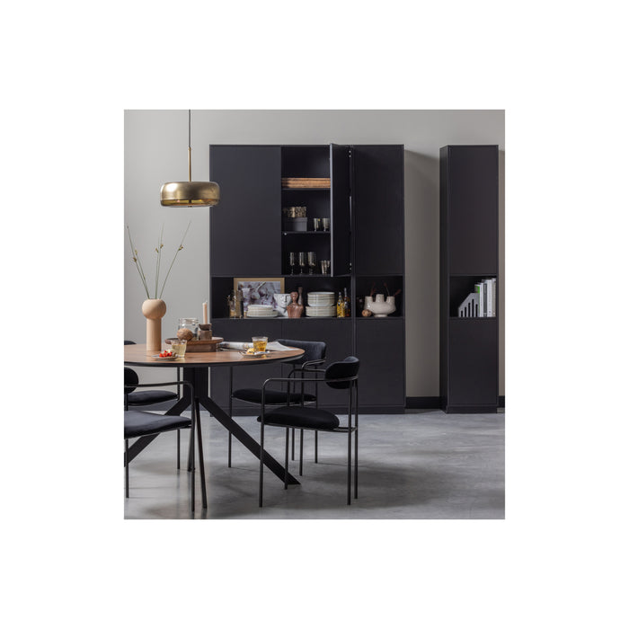 WOOOD Bruno Eettafel - Ø 120 cm - Walnoot