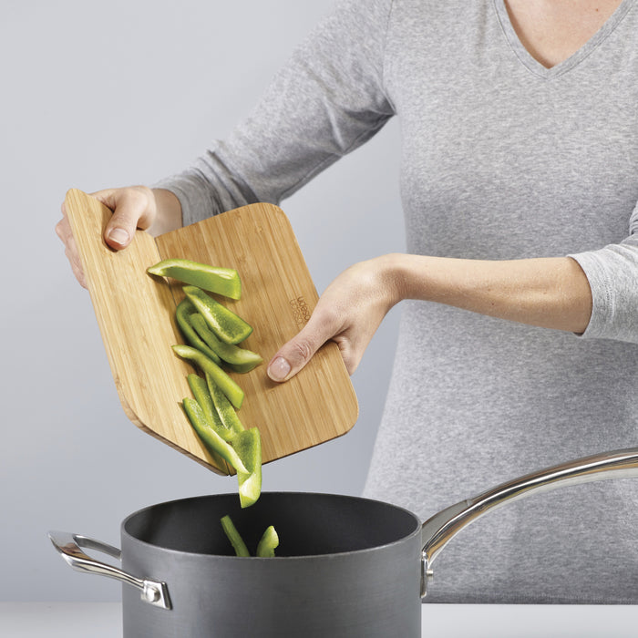 Joseph Joseph Chop2Pot Snijplank Bamboe 26 x 21 cm