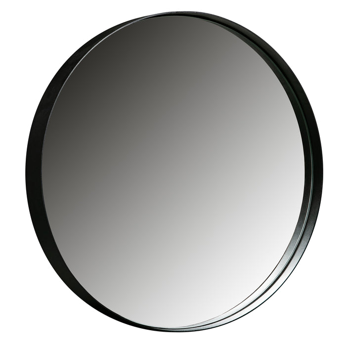 Woood Doutzen Spiegel - Zwart - Ø 50 cm