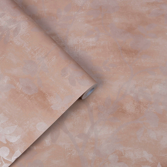 Laura Ashley vliesbehang |Eglantine Silhouette Blush roze 10mx52cm