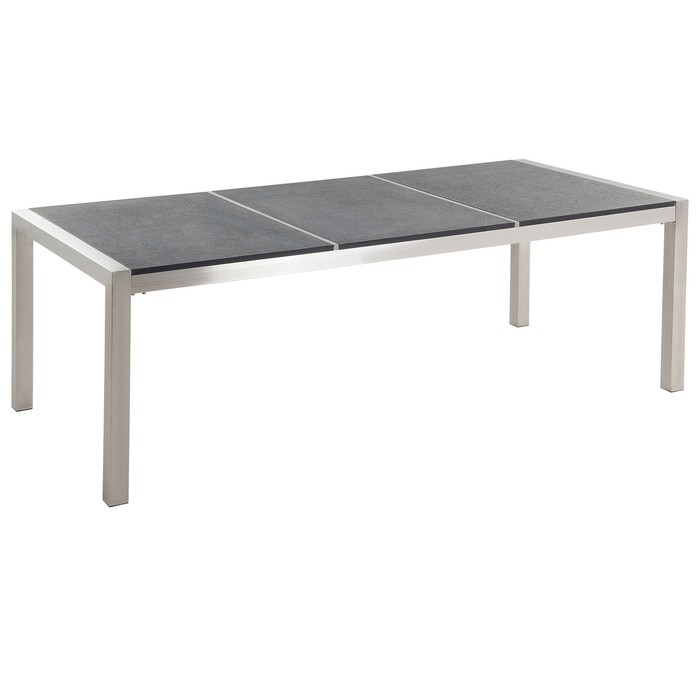 Beliani - GROSSETO - Tuinset voor 8 - Grijs|Beige - Graniet