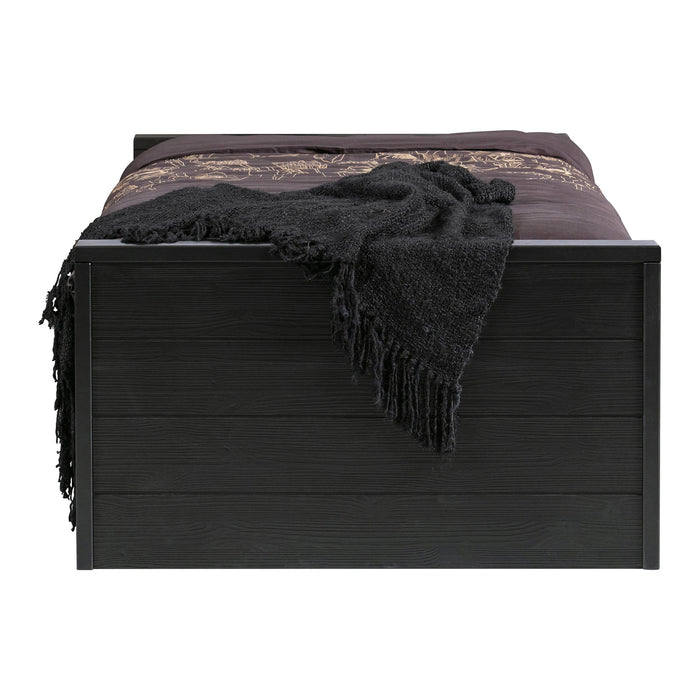 Woood Dennis Bed 90 x 200 cm - Zwart
