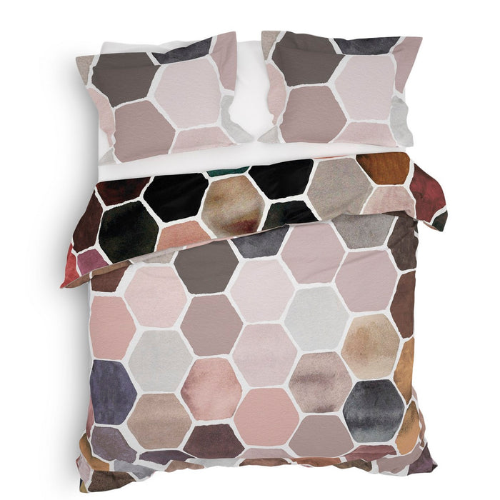 Heckett Lane Dekbedovertrek Katoen Twill Akos - multi