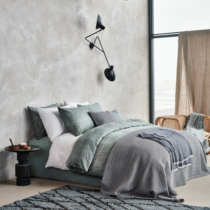 Vandyck Pure 59 Dekbedovertrek 140 x 200/220 cm - Smoke green