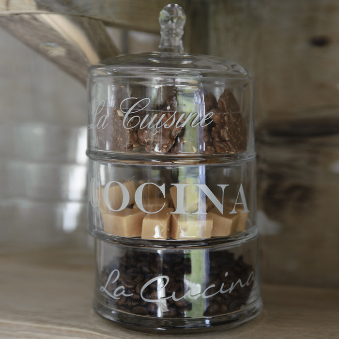 Rivièra Maison La Cucina 3-delige Voorraadpot Mini