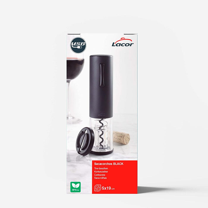 Lacor Elektrische Oplaadbare Kurkentrekker