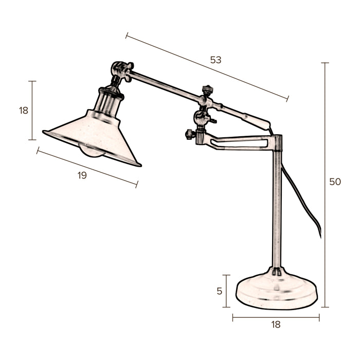 Dutchbone Penelope Bureaulamp