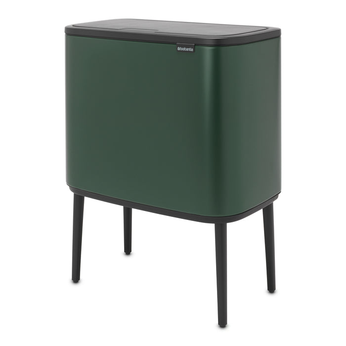 Brabantia Bo Touch Bin Afvalemmer 3 x 11 L - Pine Green