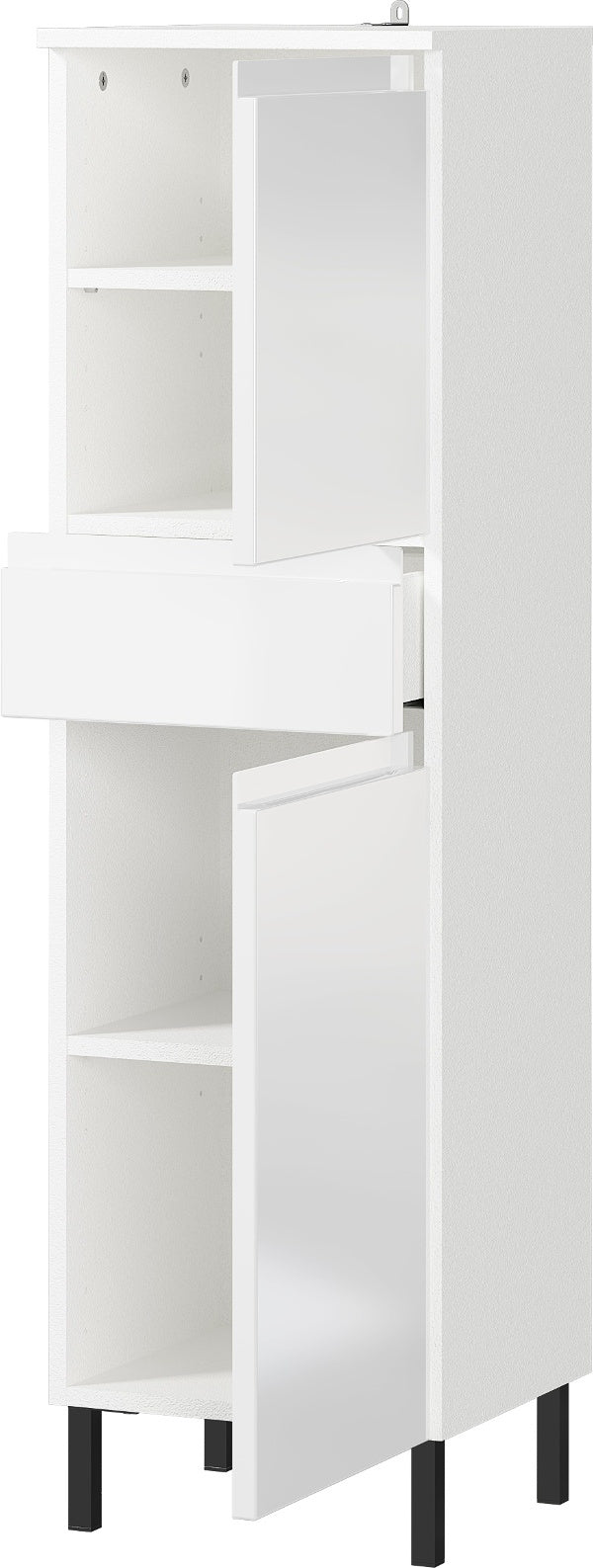 Germania Salinas Badkamerkast Small Hoogglans Wit