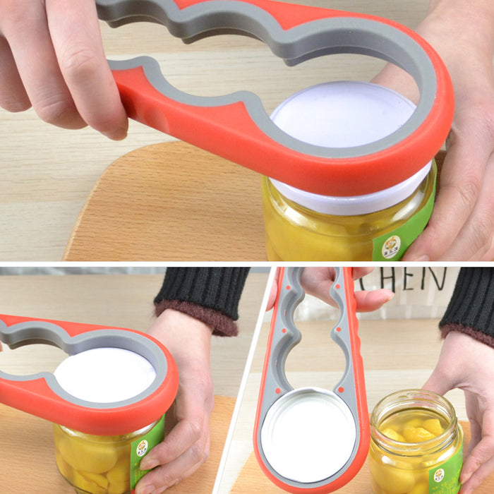 Krumble Pot en fles opener verschillende maten rood