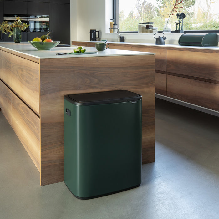 Brabantia Bo Touch Bin 2 x 30 L - Pine Green