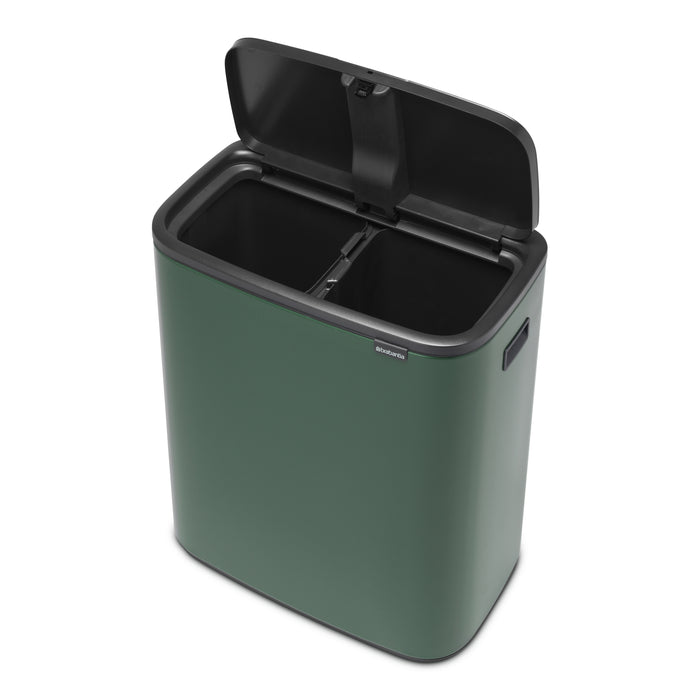 Brabantia Bo Touch Bin 2 x 30 L - Pine Green