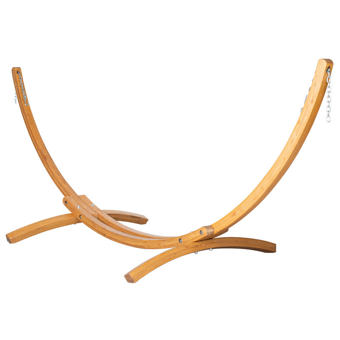 Luilak hangmat Tones of Basil 300 met houten standaard