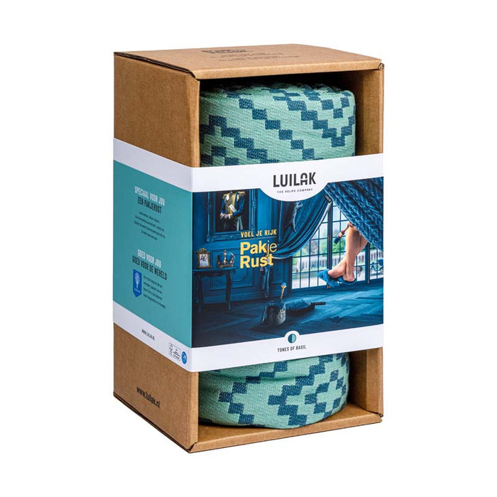 Luilak hangmat Tones of Basil 300 met houten standaard