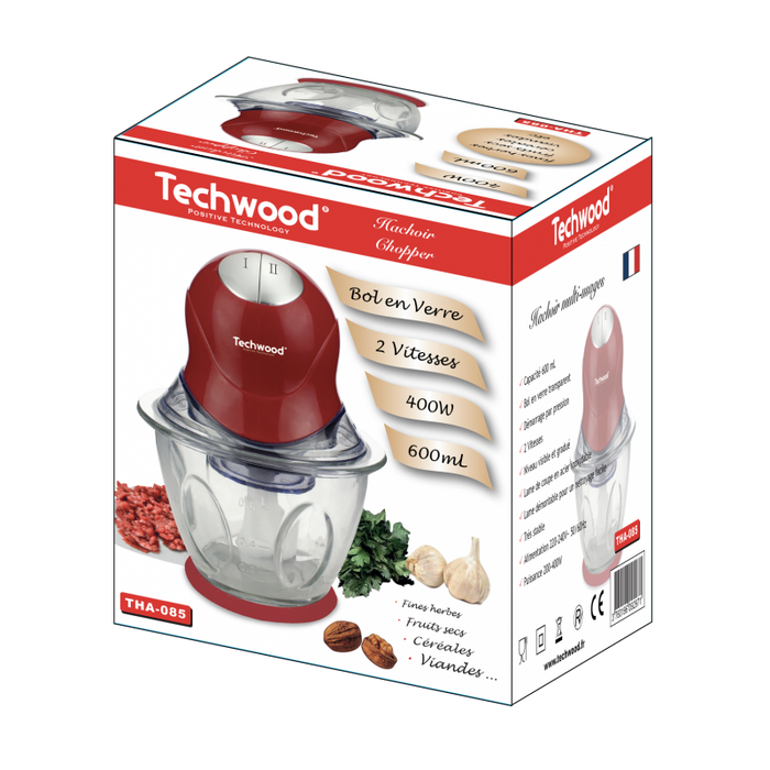 Techwood Tha085 - Hakmolen - Mini Chopper