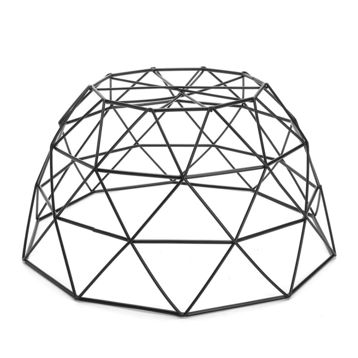 QUVIO Fruitschaal metaal diamantvorm - Zwart