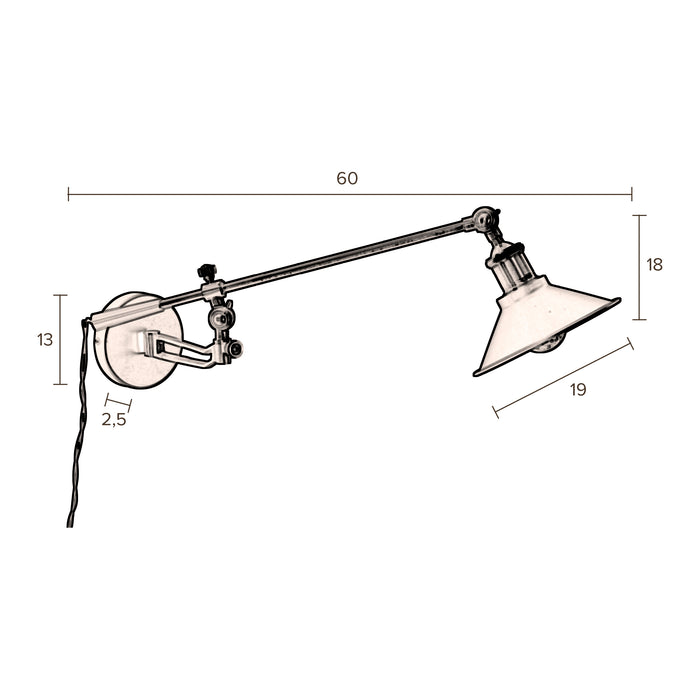 Dutchbone Penelope Wandlamp