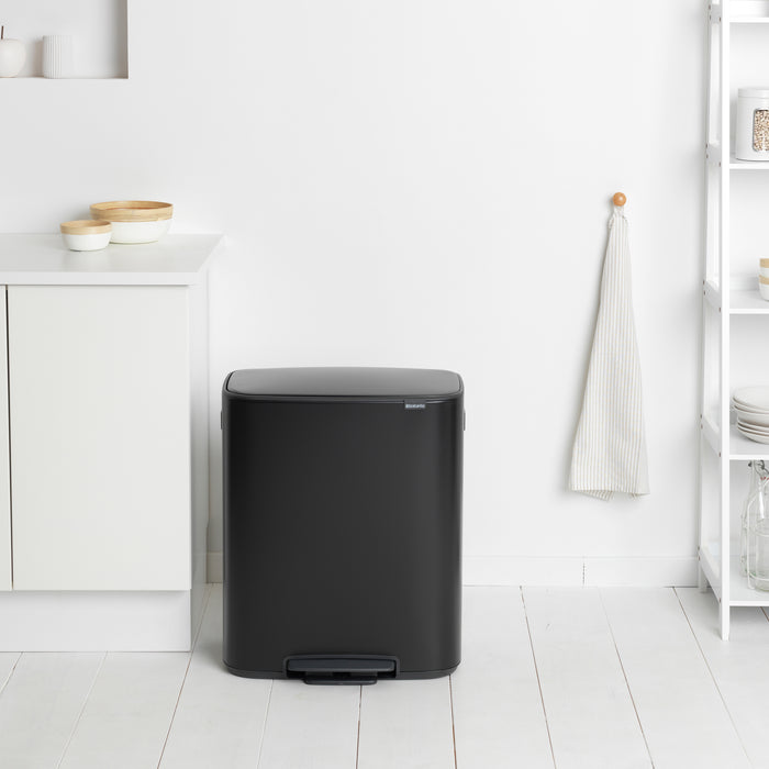 Brabantia Bo Pedaalemmer 60 Liter - Matt Black
