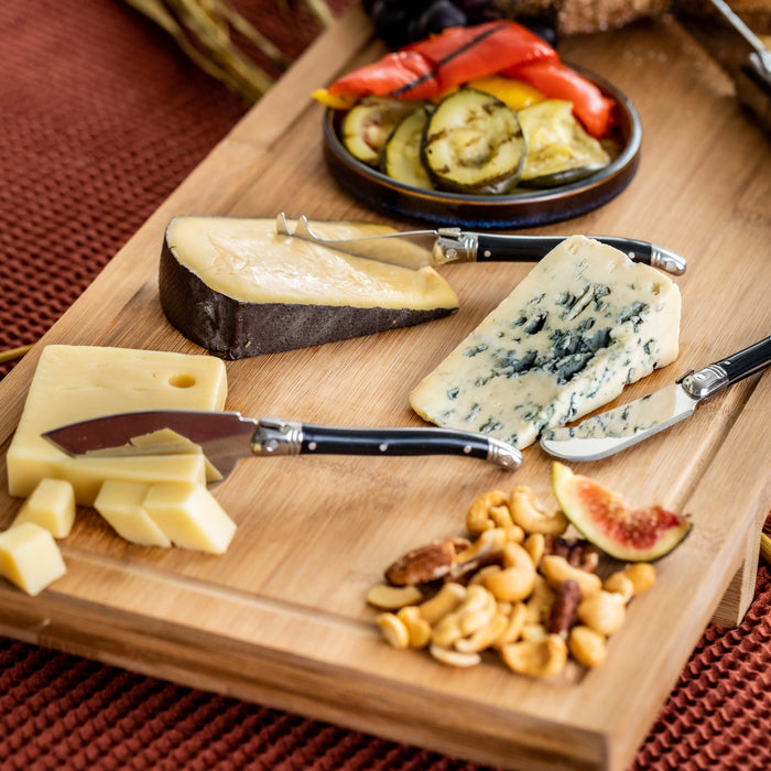 Sareva Kaasmessenset Laguiole - Zwart - 3-Delig