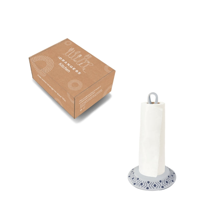 Orange85 Keukenrolhouder Staand Plastic 30 x 17,5 x 17,5 cm Blauw e...