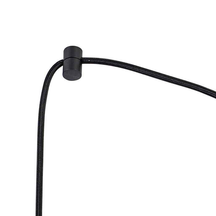 QAZQA LED Hanglamp cavalux - Zwart - Design - D 61.5cm