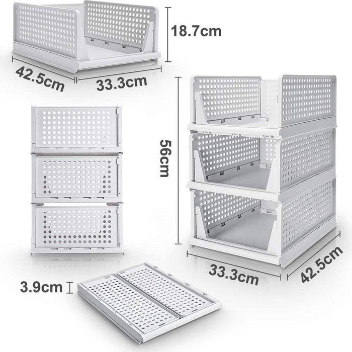 Sens Design Kast Organizer - Kleding Opberger - 3 verdieping - 25L