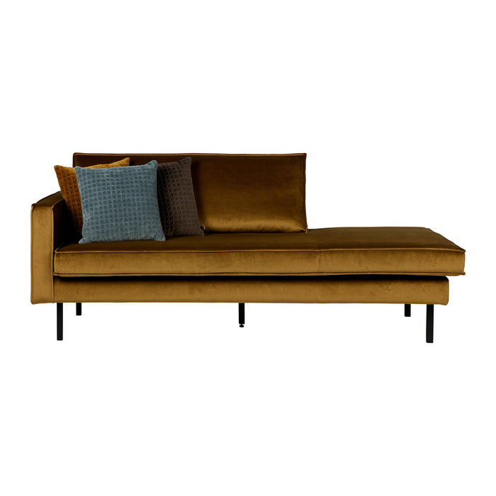 WOOOD Rodeo Daybed Links - Velvet - Honinggeel