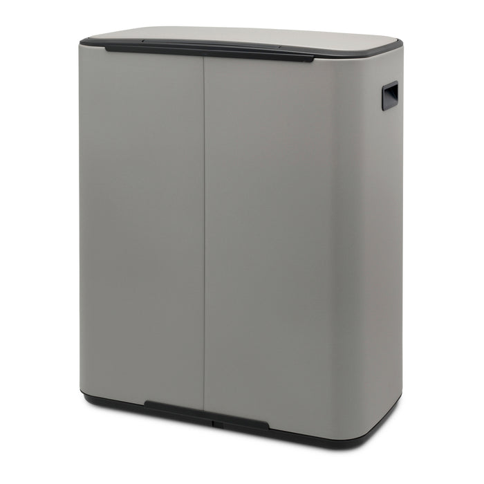 Brabantia Bo Pedaalemmer 60 Liter - Mineral Concrete Grey