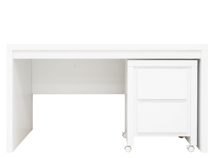 Bopita Camille nachtkastje | Ladeblok incl. 4 wielen - Wit