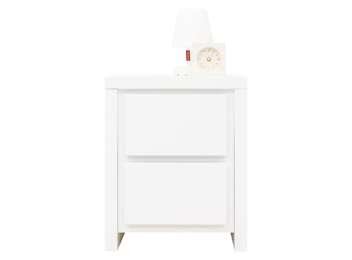 Bopita Camille nachtkastje | Ladeblok incl. 4 wielen - Wit