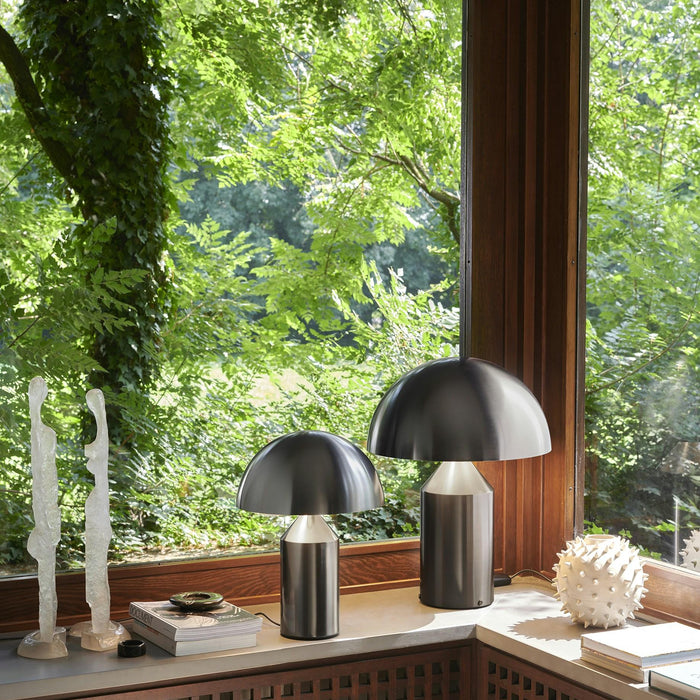 Oluce Atollo 35 Metal tafellamp Satin Bronze