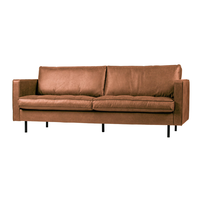 WOOOD Rodeo Classic 2,5-zitsbank - Eco-leder - Cognac