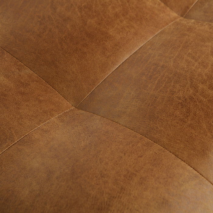 WOOOD Rodeo Classic 2,5-zitsbank - Eco-leder - Cognac