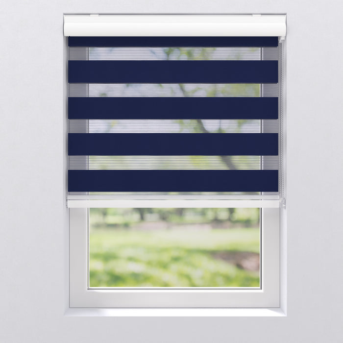 Rollit Noah Duo Rolgordijn - Blauw