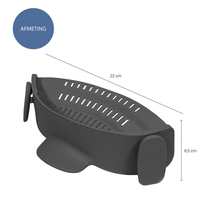 Krumble Siliconen vergiet - Grijs