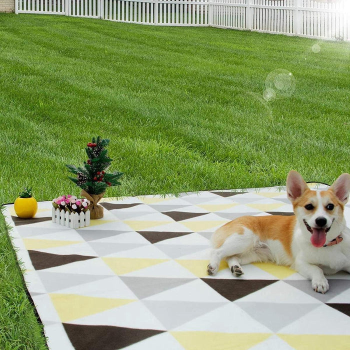 Sens Design XXXL Waterdicht Picknickkleed – 200x300 cm – Geel