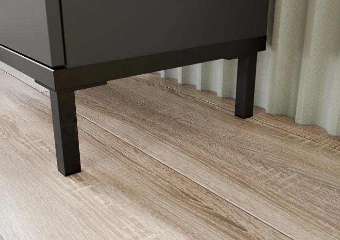 Germania Yonkers Badkamerkast Hoog Grafiet | Eiken