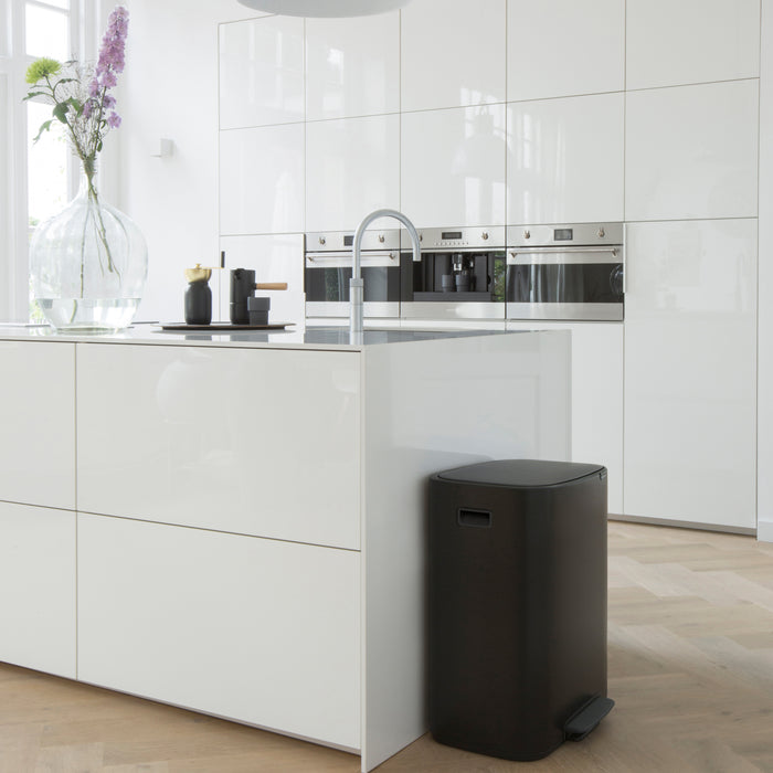 Brabantia Bo Pedaalemmer 2 x 30 L - Zwart