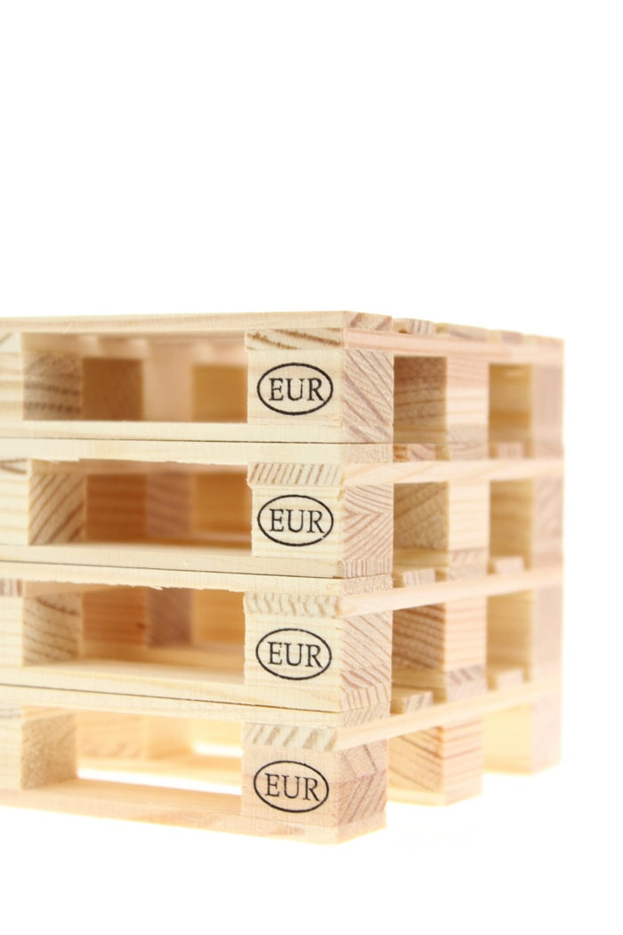 Labyrinth Palette-It - Set van 4 design pallet onderzetters