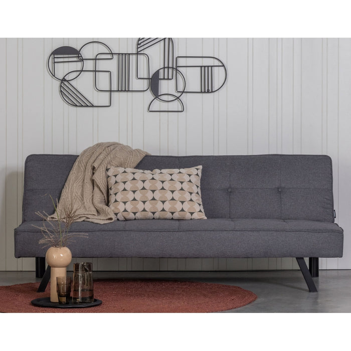 WOOOD Lenn Slaapbank - Linen - Grijs Melange - 75x98x181