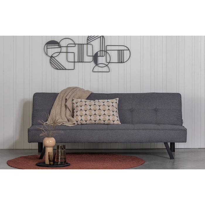 WOOOD Lenn Slaapbank - Linen - Grijs Melange - 75x98x181